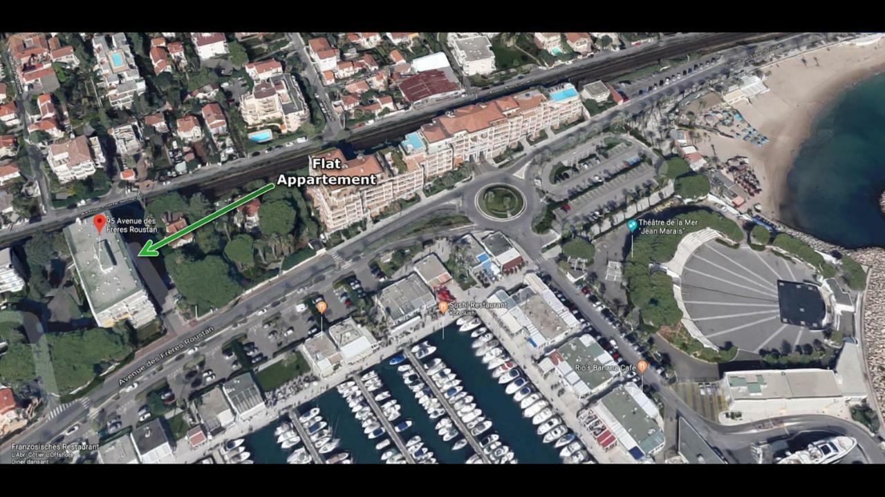 Grand Studio Neuf Face Port Et Plage, Parking Prive Golfe-Juan Exteriör bild